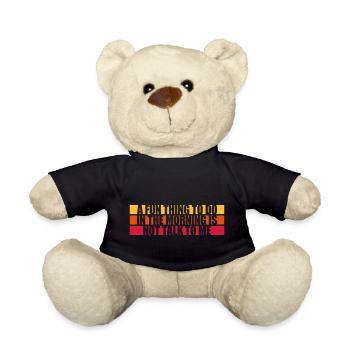 not talk to me - Teddy - Schwarz - Vorne