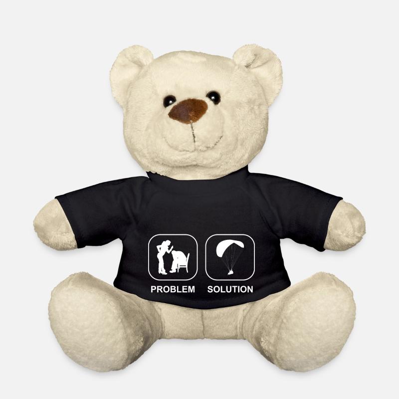 Paragleiter Paragliding Gleitschirmfliegen - Teddy - Schwarz