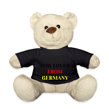 DOG LOVER FROM GERMANY - Teddy Bear - black - Front