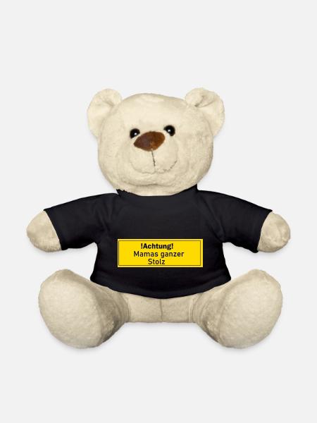 Mamas Stolz Mama Geschenk Geschenkidee Liebling - Teddy - Schwarz
