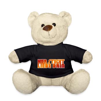 Liebe drin! - Teddy - Schwarz - Vorne