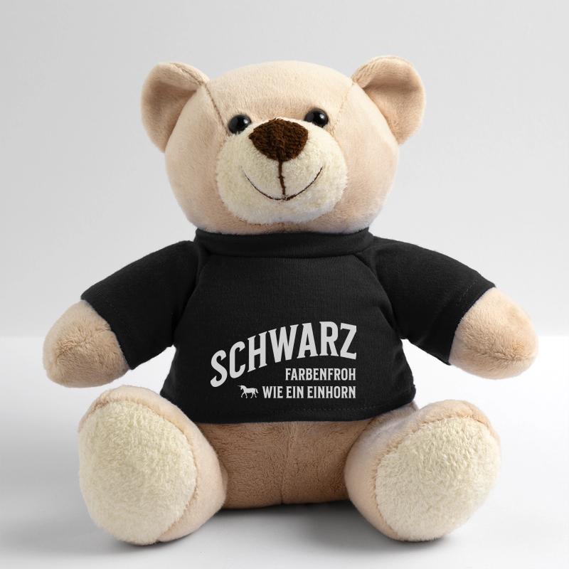 Schwarz wie ein Einhorn Teddy