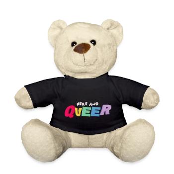 Ici et Queer! - Nounours - noir - Devant