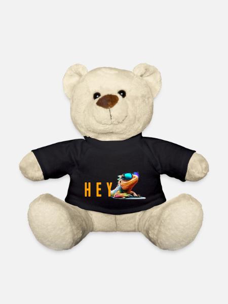 Lézard Hé - Nounours - noir