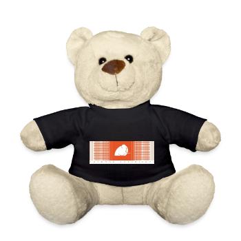 Dégradé Mamood motif de contrôle orange - Nounours - noir - Devant