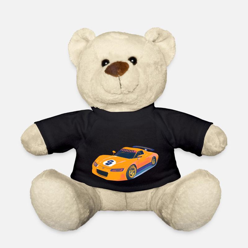 Argent des voitures de course - Nounours - noir