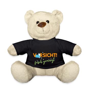 frisch gereinigt - Teddy - Schwarz - Vorne