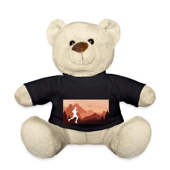 Trail Run Ultra Running Mountain Trekking Running - Teddy Bear - black - Front
