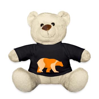 Bear Logo - Teddy Bear - black - Front