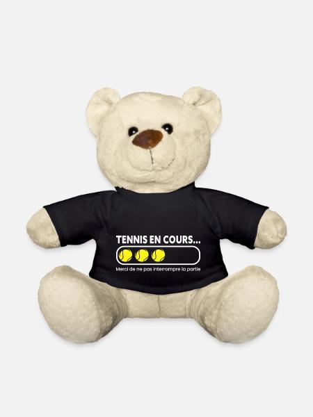 Tennis En Cours Partie - Nounours - noir