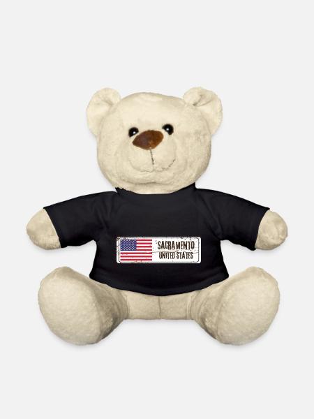 Drapeau de Sacramento - Nounours - noir