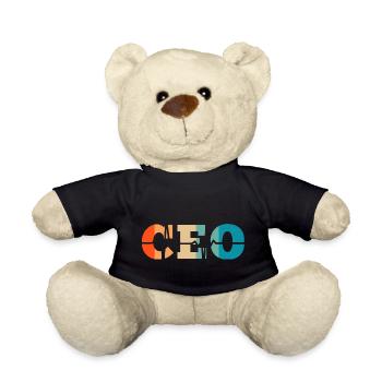 Retro Heartbeat Chief Executive Officer - Teddy Bear - black - Front