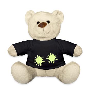 Éclaboussures de peinture - Nounours - noir - Devant