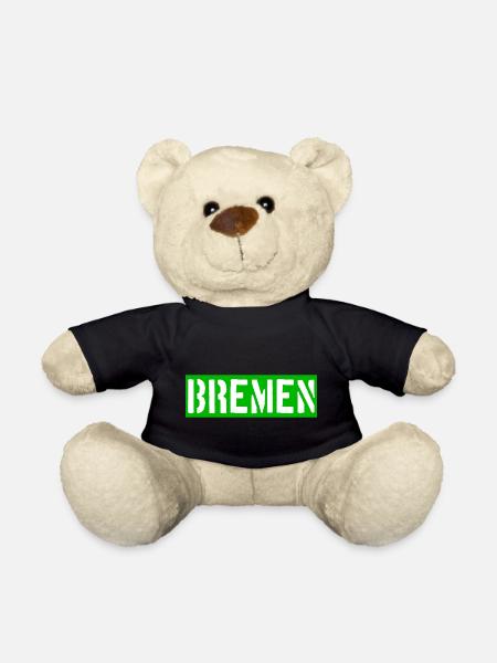 Bremen - Weser - Werder - Hansestadt - Teddy - Schwarz