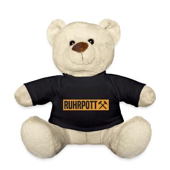 Ruhrpott - Ruhr Pott - Zeche - Zollverein - NRW - Teddy - Schwarz - Vorne