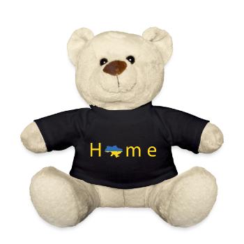 Zuhause: Ukrainescher Stil Heimdruck - Teddy - Schwarz - Vorne