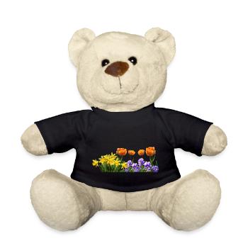 daffodils roses rosen blumen flowers tulips tulpen - Teddy - Schwarz - Vorne