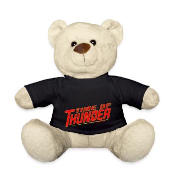 RED POWER - Teddy Bear - black - Front