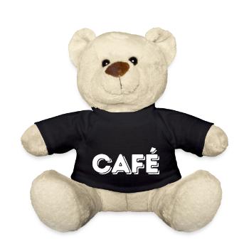 CAFÉ - pour les enthousiastes du matin - Nounours - noir - Devant