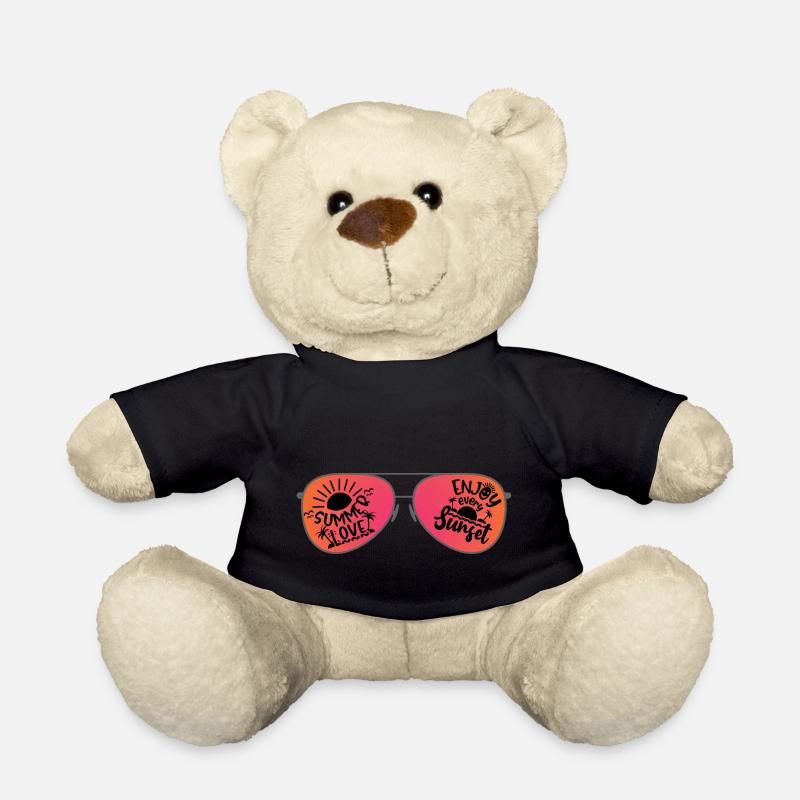 Lunettes de soleil Summer Sunset - Nounours - noir