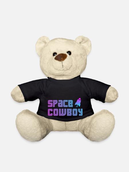 Space Cowboy - Teddy Bear - black