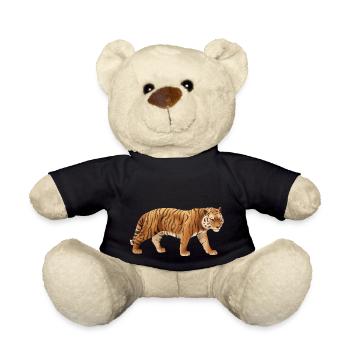 Tiger - Cat Family - Wildlife - Nature - Teddy Bear - black - Front