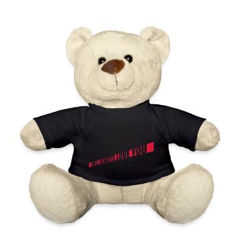 I will always love - Teddy Bear - black - Front