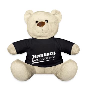 Homburg - Stadt best place ever - Teddy - Schwarz - Vorne