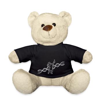 Tennis club Tennis player Rackets - Teddy Bear - black - Front