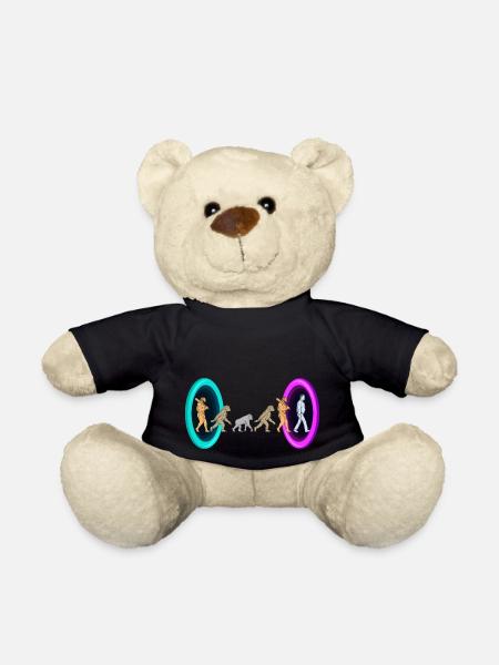 Evolution durch Portale - Teddy - Schwarz