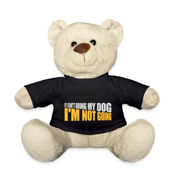 Citation Apportez mon chien - Nounours - noir - Devant