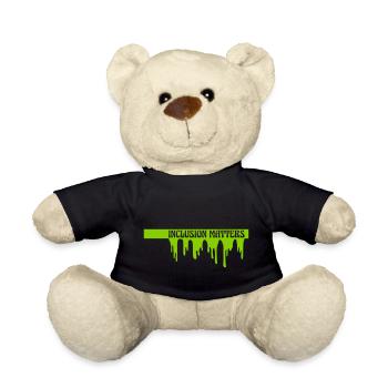 inclusion matters Logo Quote - Teddy Bear - black - Front