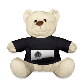 Le banc et l’arbre dans le brouillard - Nounours - noir - Devant