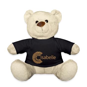 Für Isabelle - Teddy - Schwarz - Vorne