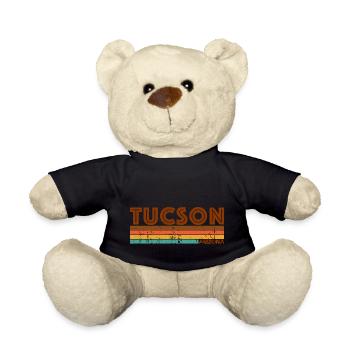 Vintage 1980s Style Tucson Arizona - Nounours - noir - Devant
