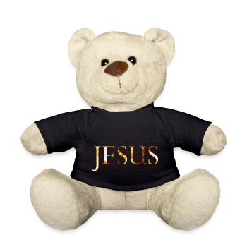 Jesus Feuerball - Teddy - Schwarz - Vorne