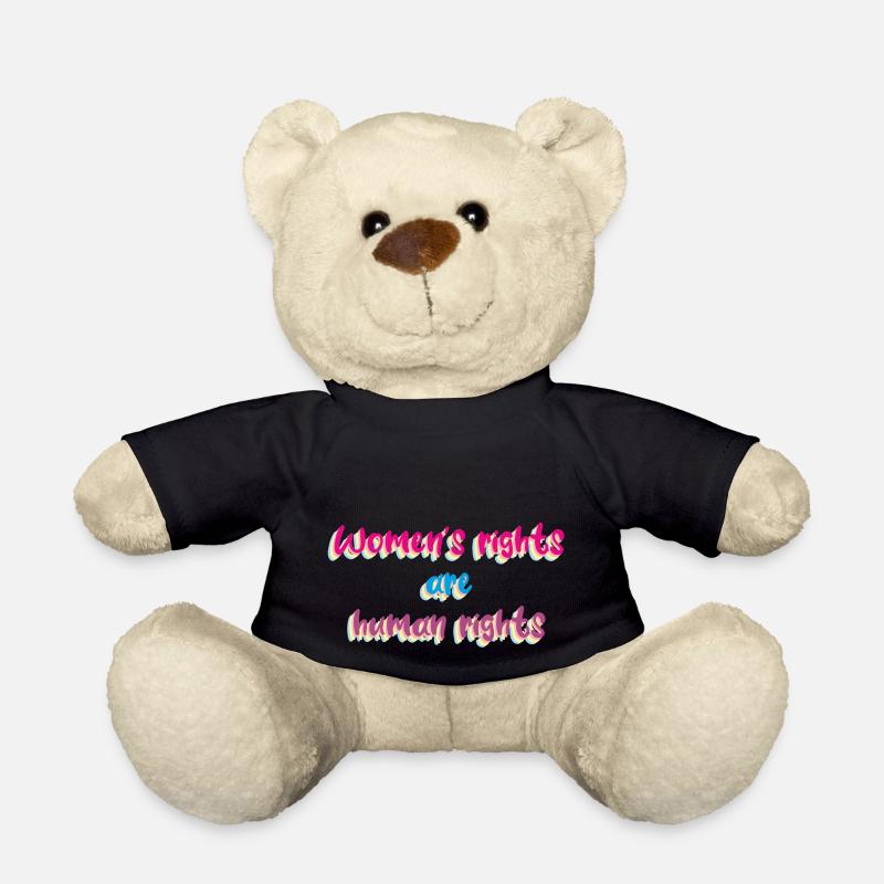 Droits des femmes - Nounours - noir