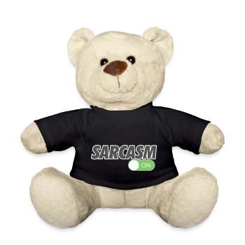 SARCASM ON - Teddy - Schwarz - Vorne