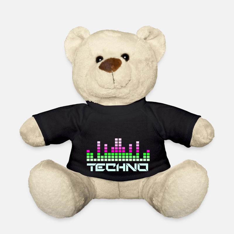 Techno-Musik - Teddy - Schwarz
