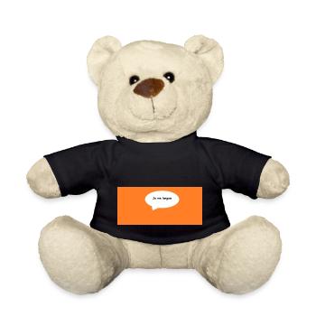 Je me languis - Nounours - noir - Devant