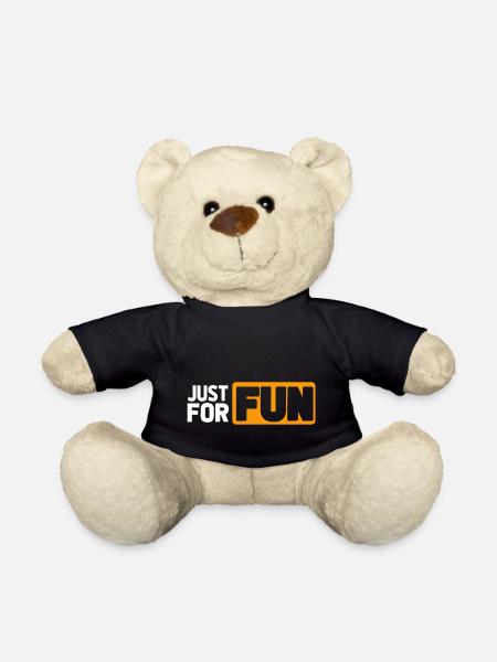 JUST FOR FUN - Teddy Bear - black