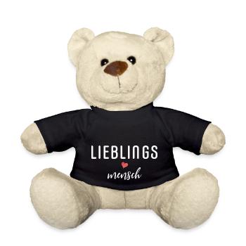 Lieblingsmensch - Teddy - Schwarz - Vorne