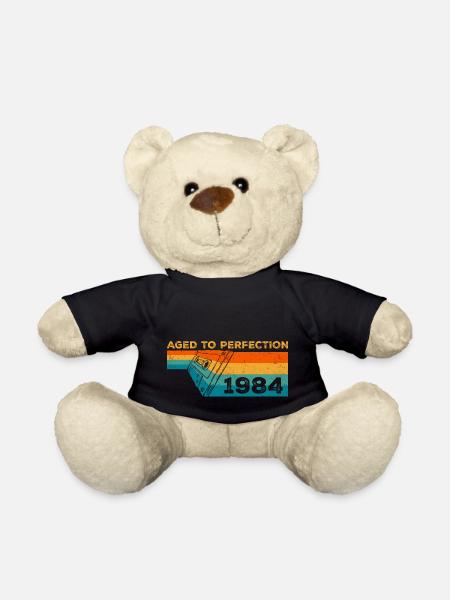 Vintage 1984 - Cadeau D’anniversaire 1984 Retro - Nounours - noir