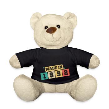 1992 Geburtstag 1992 Jahrgang 1992 Geburtstag - Teddy - Schwarz - Vorne