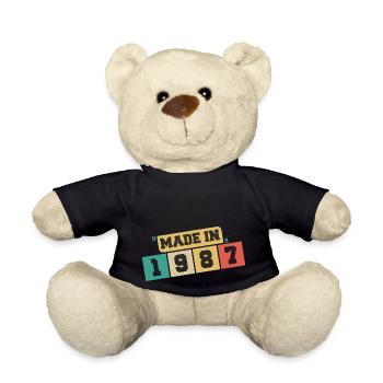 1987 Geburtstag 1987 Jahrgang 1987 Geburtstag - Teddy - Schwarz - Vorne