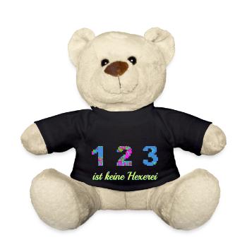 1 2 3 - Teddy - Schwarz - Vorne