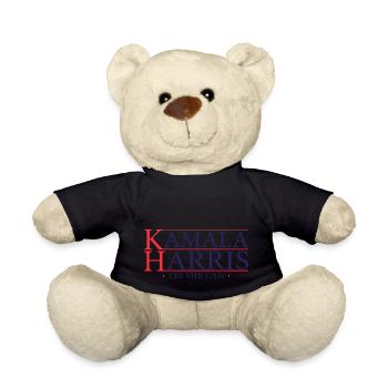 Kamala Yes She Can 2024 - Kamala For President - Teddy Bear - black - Front