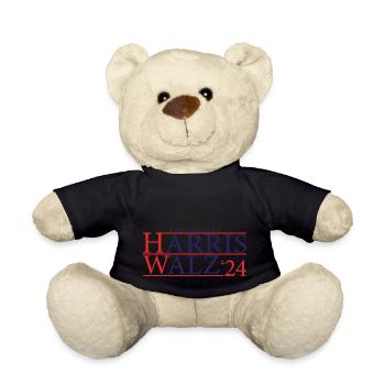 Kamala Walz 2024 - Kamala For President - Teddy Bear - black - Front