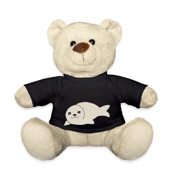 Sceau mignon - Nounours - noir - Devant