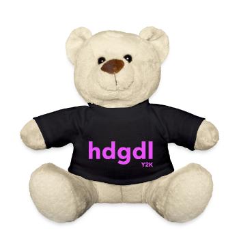 hdgdl hab dich gaz doll lieb magenta Jahr2000 - Teddy - Schwarz - Vorne